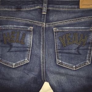 Ripped skinny jeans American Eagle